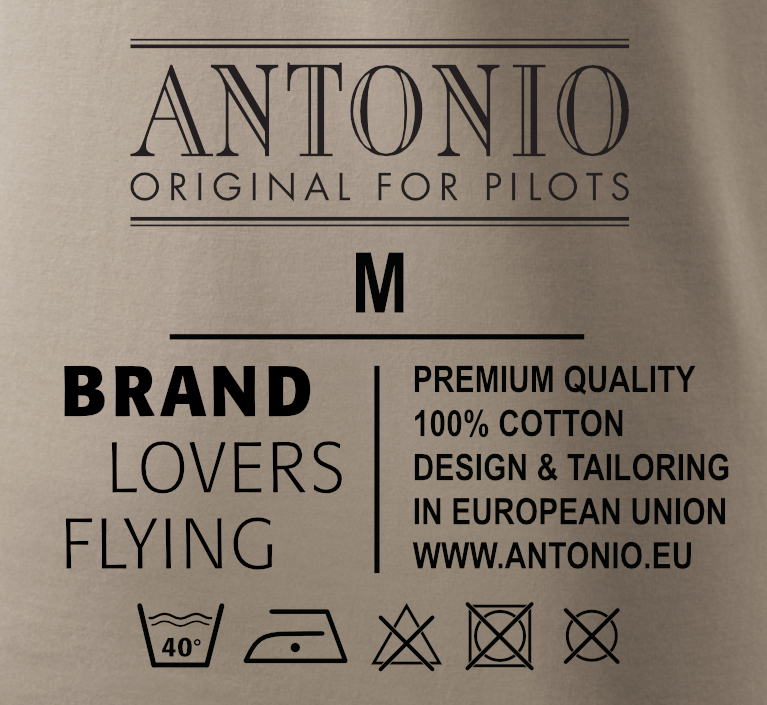 T-Shirt du constructeur et aviateur METOD VLACH - Taille: S