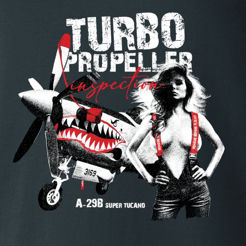 Тениска TURBO PROPELLER самолет A-29B Super Tucano