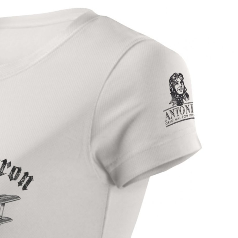 Women T-Shirt with Fokker triplane DR.1 DREIDECKER (W) - Size: L