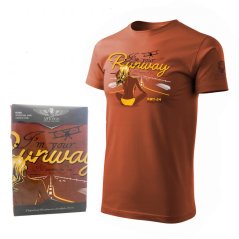 Tricou femeie pilot ședinței pe RUNWAY