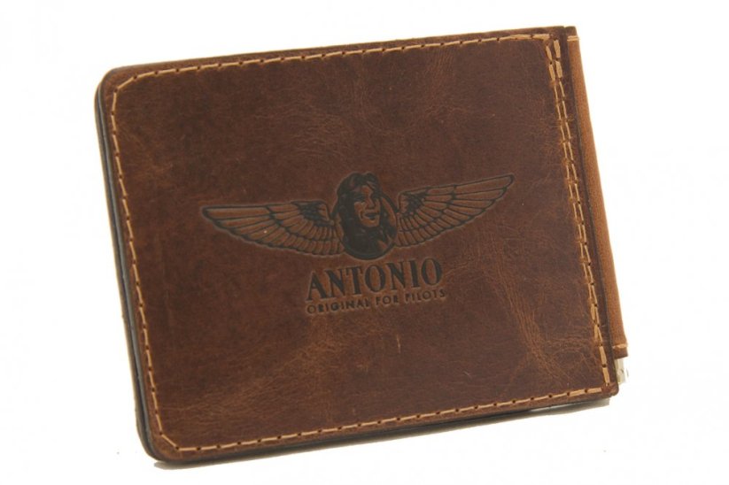 Portefeuille en cuir dollar LOBBY