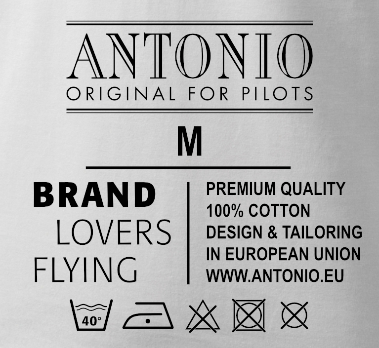 Дамска тениска с авиационно лого ANTONIO 1912 (W)