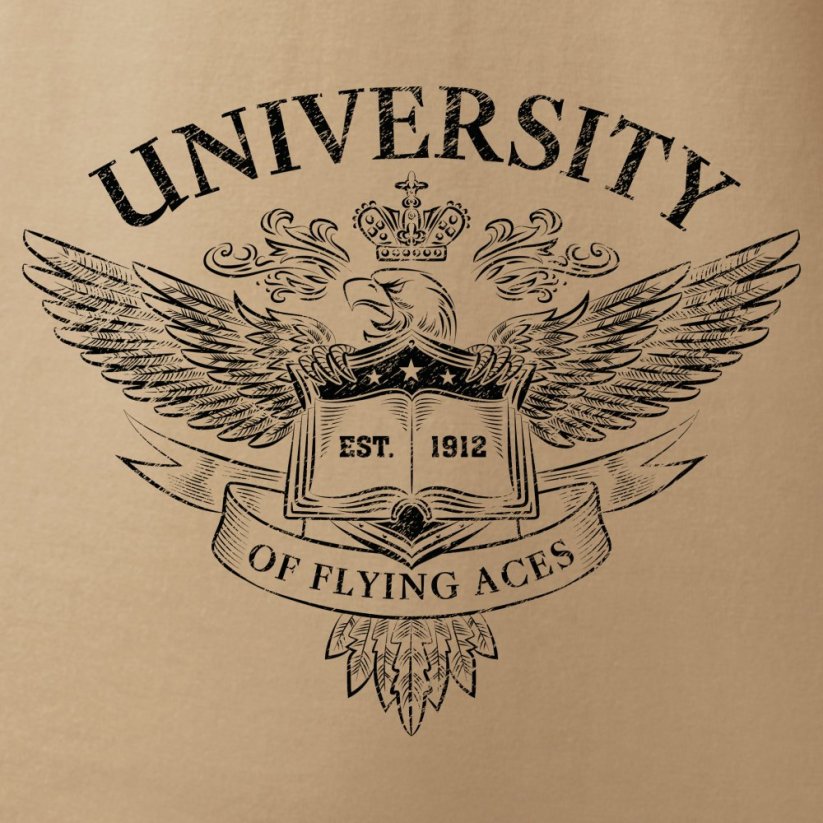 T-Shirt UNIVERSITY letećih asova - Veličina: XXL