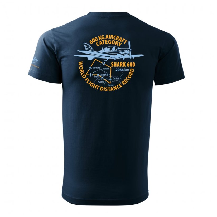 Tricou cea mai lungă distanță de zbor RECORD - Dimensiunea: L