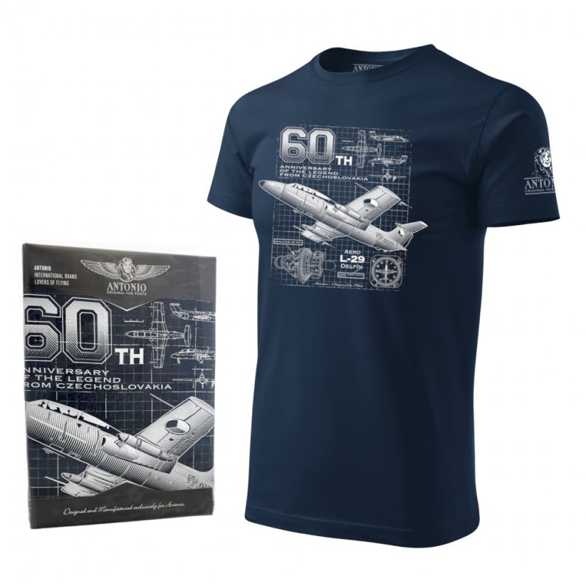 Tričko proudový cvičný letoun L-29 DELFÍN - Velikost: XXXL