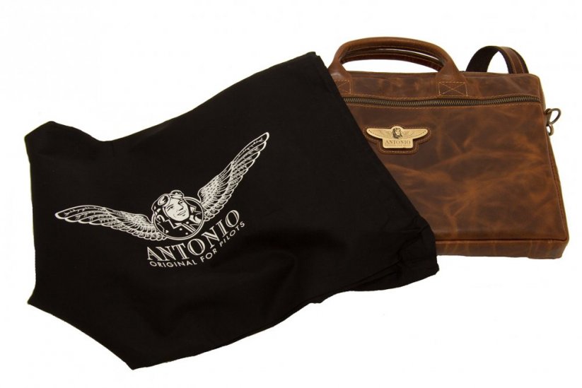 Leather document or laptop bag ROYAL CLASS
