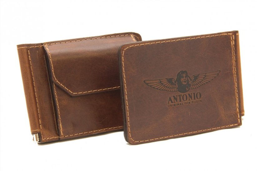 Portefeuille en cuir dollar LOBBY