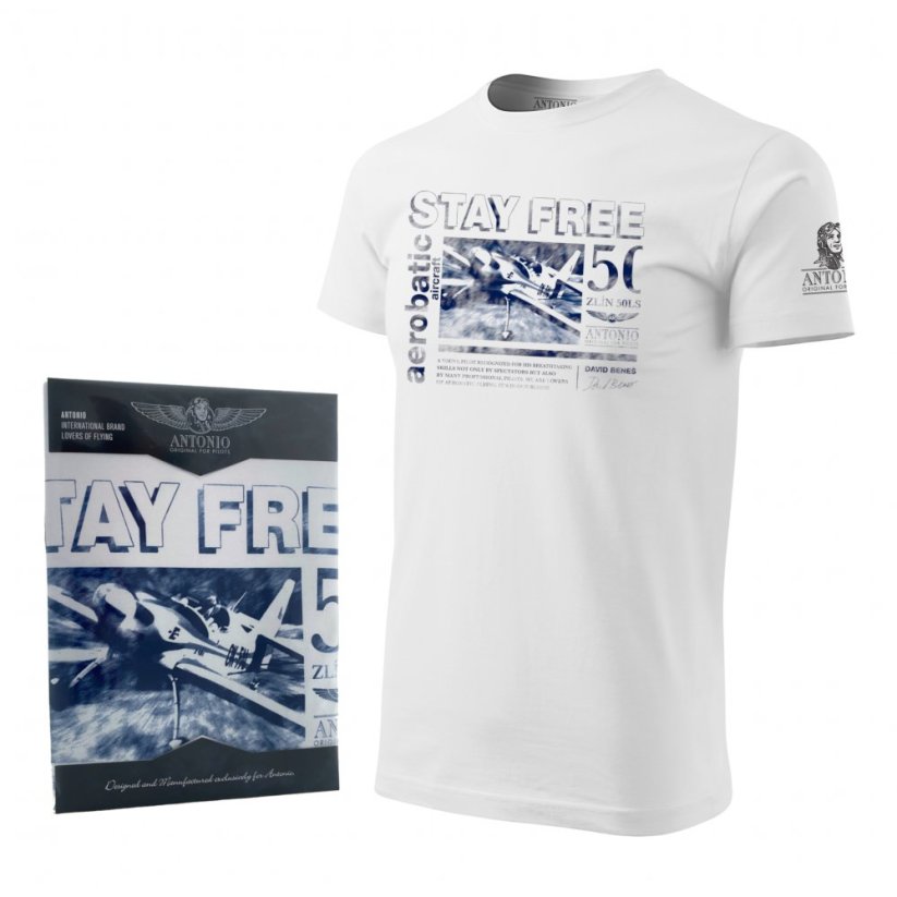 T-shirt STAY FREE - Størrelse: M