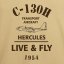 Vrouwen polo-shirt met legervliegtuigen HERCULES C-130H (W) - Grootte: XL