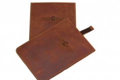 Leather case for tablet LOGBOOK