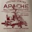 T-Shirt mit Kampfhubschrauber APACHE AH-64D
