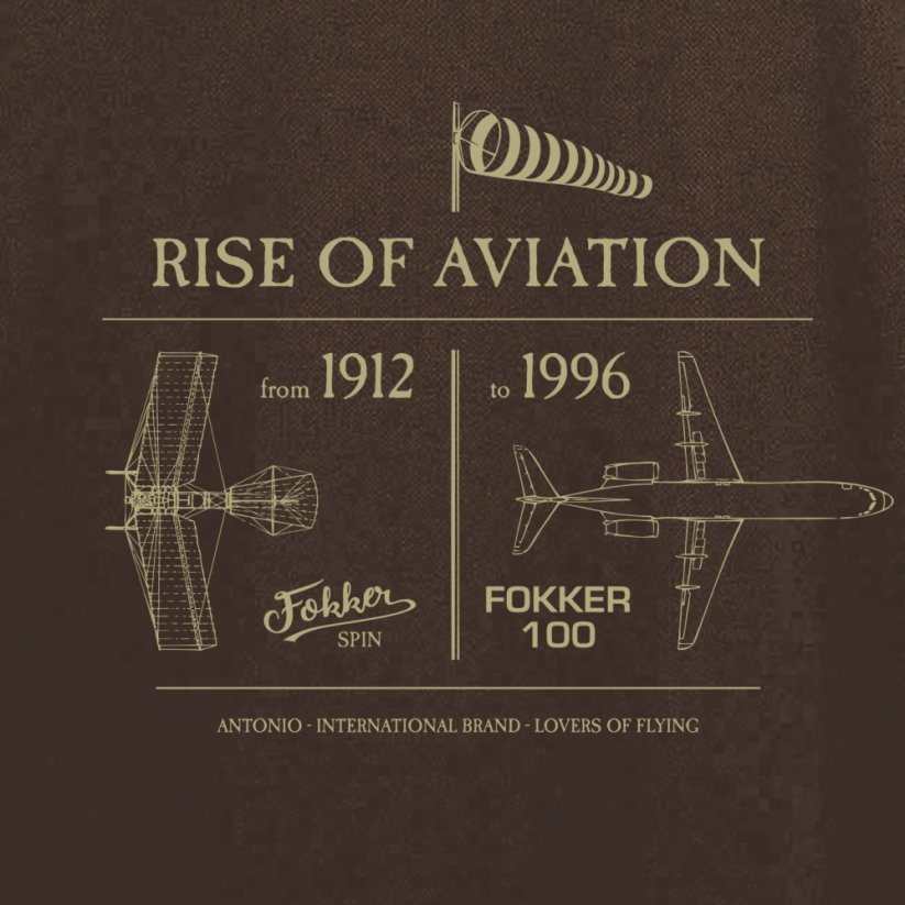 Damen Polo Aufstieg der Luftfahrt ANTHONY FOKKER (W) - Größe: XXL