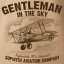 T-shirt met een tweedekker SOPWITH F-1 CAMEL - Grootte: XL