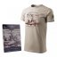 T-shirt with combat helicopter APACHE AH-64D - Size: XL