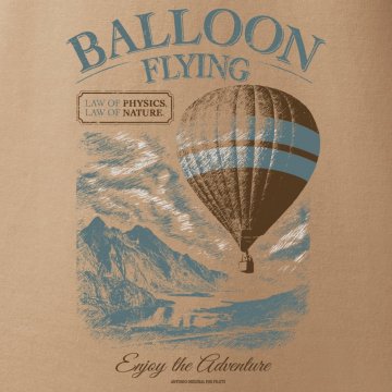 Tshirt for elsker af ballon flyvende